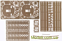 UMT 678 Масштабная модель 1:72 Бронепоезд типа БП-43 "Советский железнодорожник" (№2, 61 ОДБП)