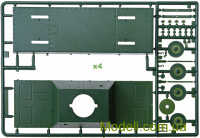 UMT 678 Масштабная модель 1:72 Бронепоезд типа БП-43 "Советский железнодорожник" (№2, 61 ОДБП)