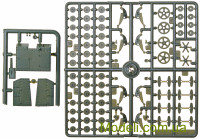 UMT 689-01 Сборная модель 1:72 Самоходная артиллерийская установка АТ-1 с пластиковыми траками