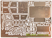 Vmodels 35014 Фототравление для Panhard 178 AMD-35, интерьер боевого отделения (ICM)