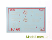 ZVEZDA 5026 Сборная модель САУ ИСУ-152 "Зверобой"