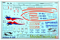 ZVEZDA 7003 Подарочный набор с моделью самолета "Аэробус А-320"