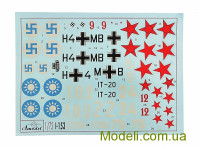 AMODEL 7208 Стендова модель літака І-153 "Чайка"