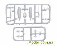 AMODEL 72186 Масштабна модель літака: Мессершмітт Bf-109F-2 / U