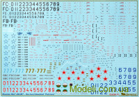 Декаль для літака Мікоян МіГ-29 СМТ "Fulcrum"