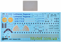 Big Planes kits 14407 Збірна модель 1:144 Bombardier CRJ-700 авіакомпанія Lufthansa Regional