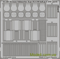 EDUARD 53159 Фототравлення 1/72 Type IX C/40 hull pt. 2 (Revell)