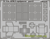 EDUARD 73470 Фототравлення 1/72  Sea King AEW.2 обладнання, частина 2 (рекомендовано для CyberHobby)