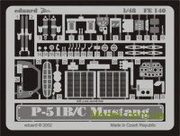 Фототравлення 1/48 P-51 Мустанг B/C (рекомендовано для ICM)