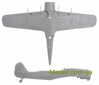 Hobby Boss 80245 Німецький винищувач Fw190A-6, збірна модель літака в масштабі 1 / 72