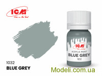 Акрилова фарба ICM, синьо-сіра