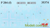 ICM 35374 Купити збірну модель бронеавтомобіля Panzerspahwagen P 204 (f), II СВ