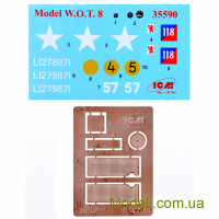 ICM 35590 Збірна модель 1:35 Британська вантажівка Другої світової війни модель W.O.T. 8