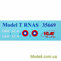 ICM 35669 Пластикова модель 1:35 Бронеавтомобіль Model T RNAS