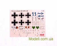 ICM 48104 Масштабна модель німецького винищувача Messerchmitt Bf 109F-4/B