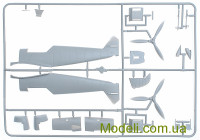 ICM 48107 Масштабна модель німецького винищувача Messerschmitt Bf-109 F4/R6