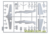 ICM 72131 Масштабна модель німецького винищувача Messerchmitt Bf-109 E3