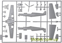 ICM 72133 Масштабна модель німецького винищувача Messerchmitt Bf-109 E7/Trop