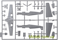 ICM 72134 Масштабна модель німецького нічного винищувача Messerschmitt Bf 109E-4