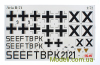 ICM 72163 Масштабна модель німецького бомбардувальника Avia B-71
