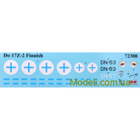 ICM 72308 Збірна модель 1:72 Бомбардувальник Do-17Z-2 фінських ВПС