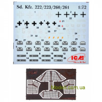 ICM 72431 Збірна модель бронеавтомобіля радіозв'язку Sd.Kfz.260