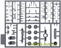 ICM DS7201 Масштабна модель 1:72 Автоколона в Афганістані (1979-1989 роки) - УРАЛ-375Д, УРАЛ-375А, АТЗ-5-375, БТР-60ПБ