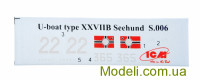 ICM S006 Збірна модель німецького підводного човна типу XXVII "Seehund" (ранній)