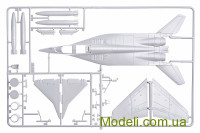 ITALERI 0192 Збірна масштабна модель винищувача МіГ-29УБ Fulcrum