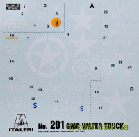 ITALERI 0201 Збірна модель 1:35 2½ тонна автоцистерна GMC CCKW