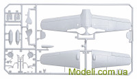 ITALERI 1128 Збірна масштабна модель винищувача Focke-Wulf Fw190 D-9