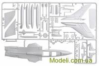 ITALERI 1291 Збірна модель літака Tornado IDS "Black Panthers"