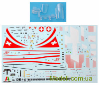 ITALERI 1395 Збірна модель 1:72 Винищувача F-5E Tiger ll patrouille suisse (50th anniversary)