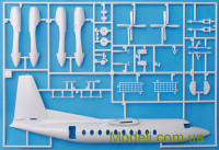 ITALERI 1430 Збірна модель 1:72 авіалайнера "Fokker F27 Friendship"