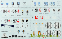 ITALERI 1437 Збірна модель 1:72 Винищувач FIAT CR.42 Falco