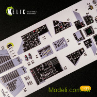 KELIK 32014 Декаль для моделі літака F-14D Super Tomcat (інтер'єр), (Trumpeter)
