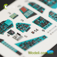 KELIK 72009 Декаль для моделі вертольота MI-24P (інтер'єр), (Zvezda)