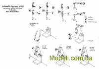 Different Scales PE48001 Винищувачі Люфтваффе. Прив'язні ремені, універсальні