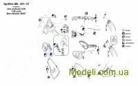 Different Scales PE48007 Фоторавлення для Spitfire Mk VIII / IX exterior