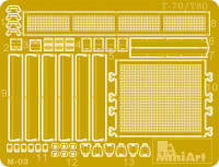 MINIART 35039 Масштабна модель німецького артилерійського тягача Т-70 (R) з гарматою 7,62 см FK 288 (R) і екіпажем