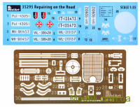 MINIART 35295 Збірна модель 1:35 Ремонт в дорозі, Друга світова війна