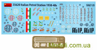 MINIART 35620 Аксесуари 1:35 Італійська автозаправна станція (1930-40 роки)