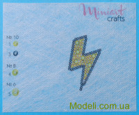 Miniart Crafts 11104 Набір для вишивання "Смайлик. Блискавка"
