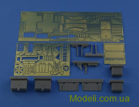 Смоляний набір: Елементи екстер'єру для вантажівки КрАЗ-214 (Roden)