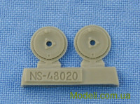 Northstar Models 48020 Колеса для Ме-109 E4-E-7 (смола)