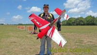 Precision Aerobatics PA-XR52-RED Літак радіокерований Precision Aerobatics XR-52, 1321мм KIT (червоний)