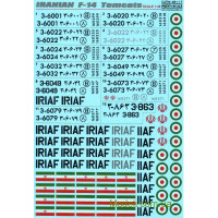 Декаль для літака F-14 Tomcats, Іран