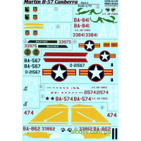 Декаль для літака B-57 Canberra, частина 1
