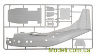 RODEN 058 Збірна масштабна модель літака Fairchild NС/AC-123K Provider