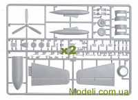 RODEN 058 Збірна масштабна модель літака Fairchild NС/AC-123K Provider